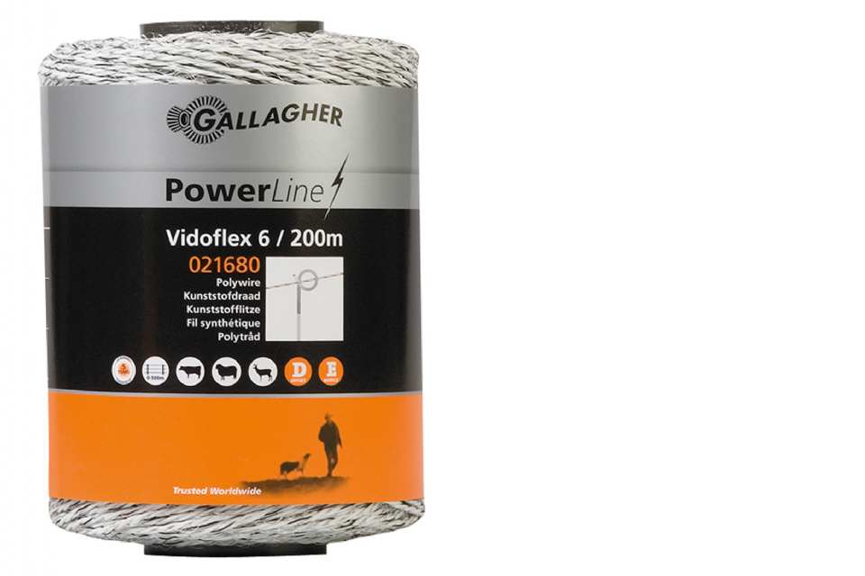 FIL ELECTRIQUE NYLON VIDOFLEX 9 GALLAGHER