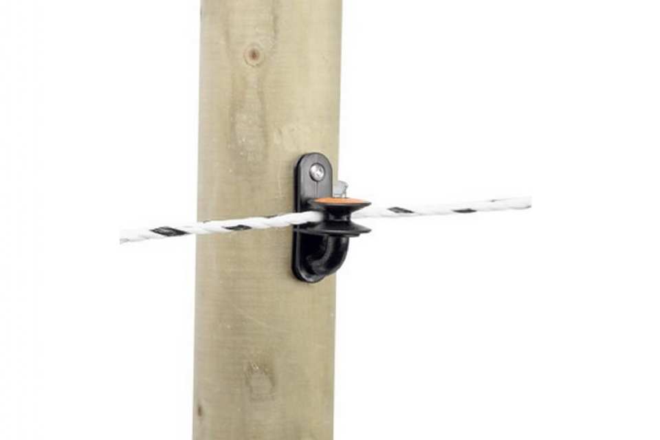 ISOLATEUR BOIS POULIE CORDON GALLAGHER