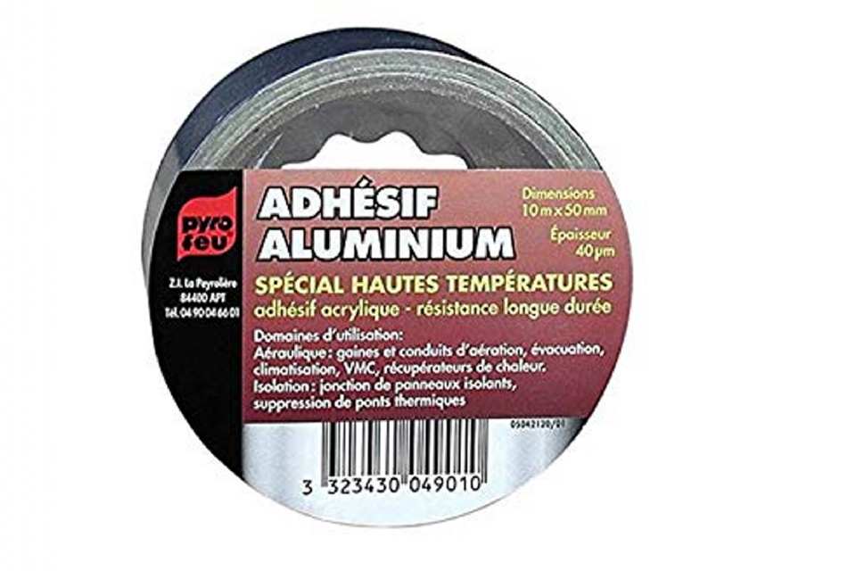 RUBAN ADHESIF ALUMINIUM PYROFEU