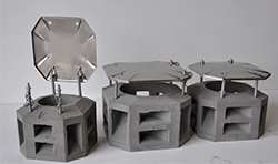 CAPUCHON BÉTON + DESSUS INOX