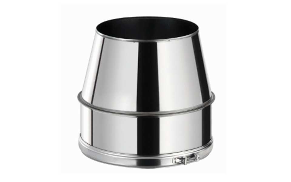 CAPUCHON INOX DOUBLE PAROI PIÈCE CONIQUE