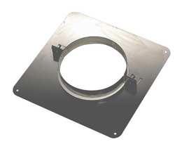 SUPPORT AU PLAFOND INOX DOUBLE PAROI