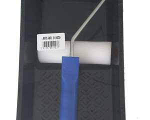 BAC PLASTIQUE POUR PEINTURE + ROULEAU 10CM