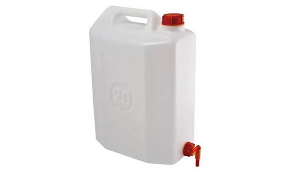 JERRYCAN À EAU EN PLASTIQUE + ROBINET