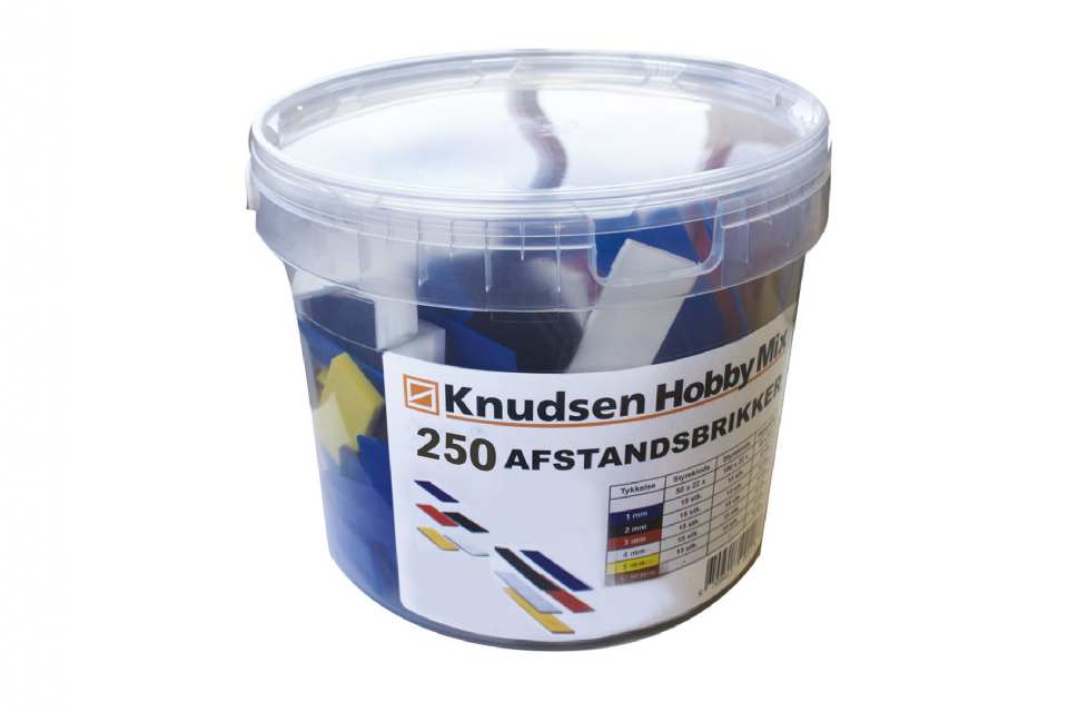 CALES EN PLASTIQUE 22MM MIXTE 250 PCS
