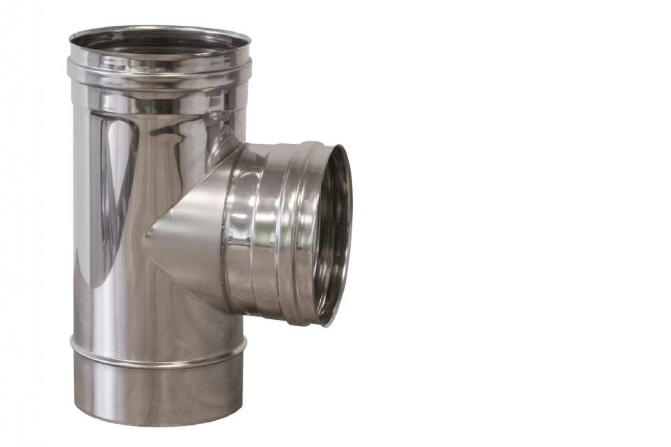 TÉ BUSE INOX SIMPLE PAROI 90° - FFM