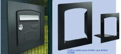 CADRE ENCASTREMENT BOITE AUX LETTRES DOME
