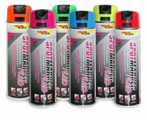 COULEUR MARQUAGE FLUO CHANTIER SPRAY