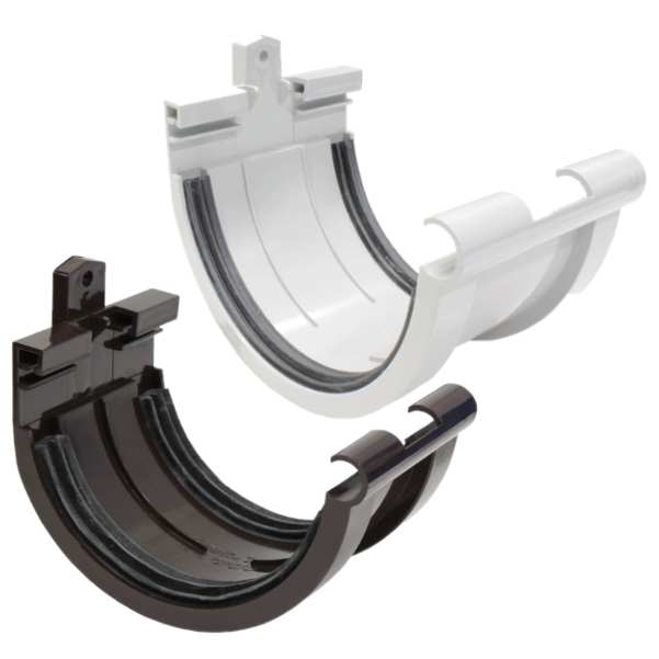 JONCTION GOUTTIÈRE PVC DEMI-LUNE