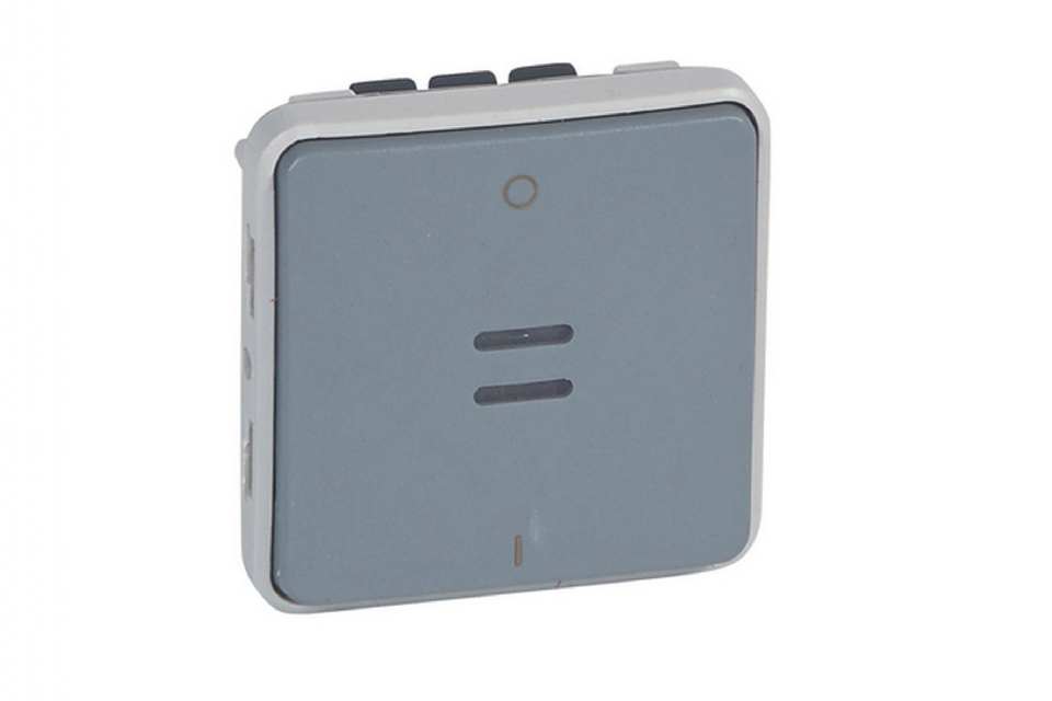 INTERRUPTEUR PLEXO IP55 BIPOLAIRE+VOYANT 10A-230V