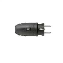 FICHE ELECTRIQUE CAOUTCHOUC MALE