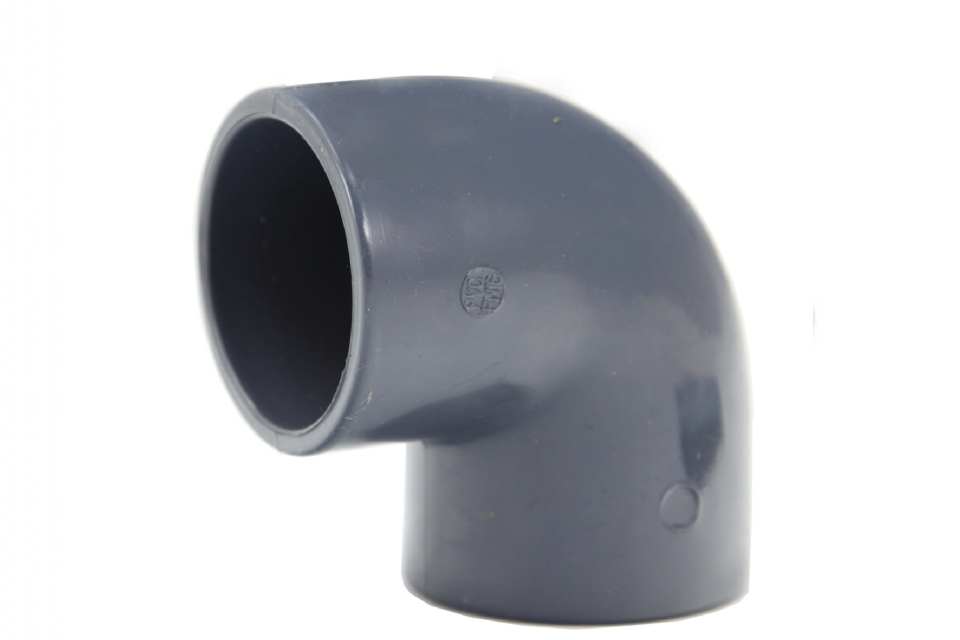 COUDE PVC PN16 - 90° - 2 COLLAGES