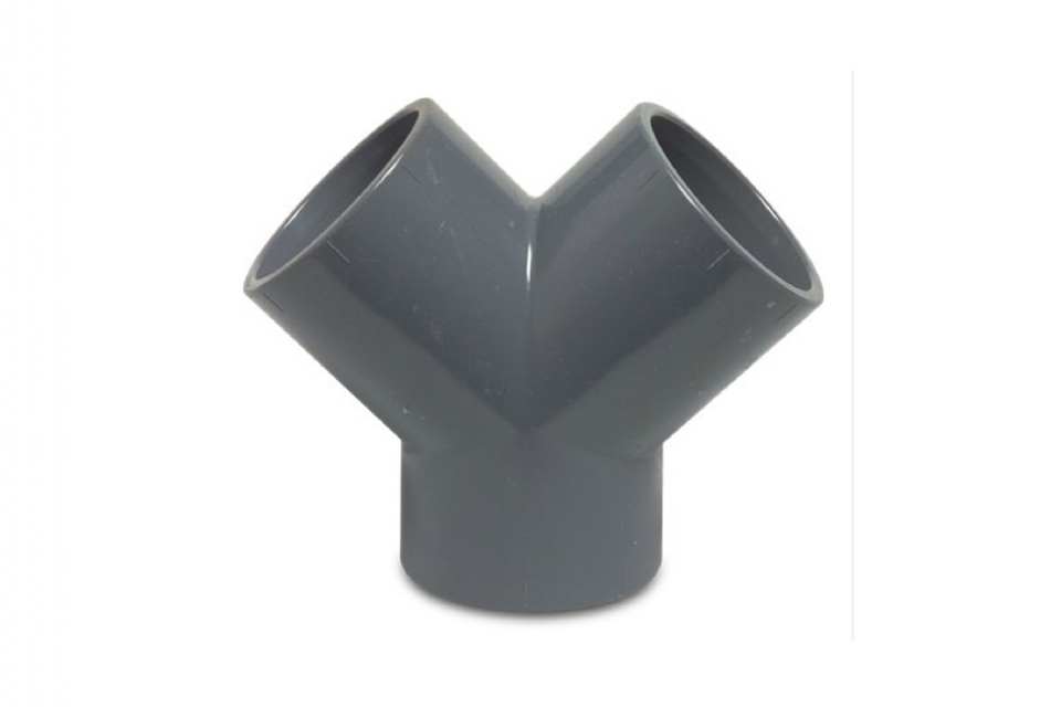 DERIVATION Y PVC - PN 10 A COLLER