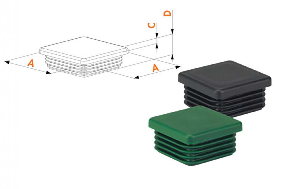CAPUCHON PVC CARRÉ LÉGER