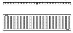 GRILLE DE CANIVEAU GALVANISÉE - EUROLINE