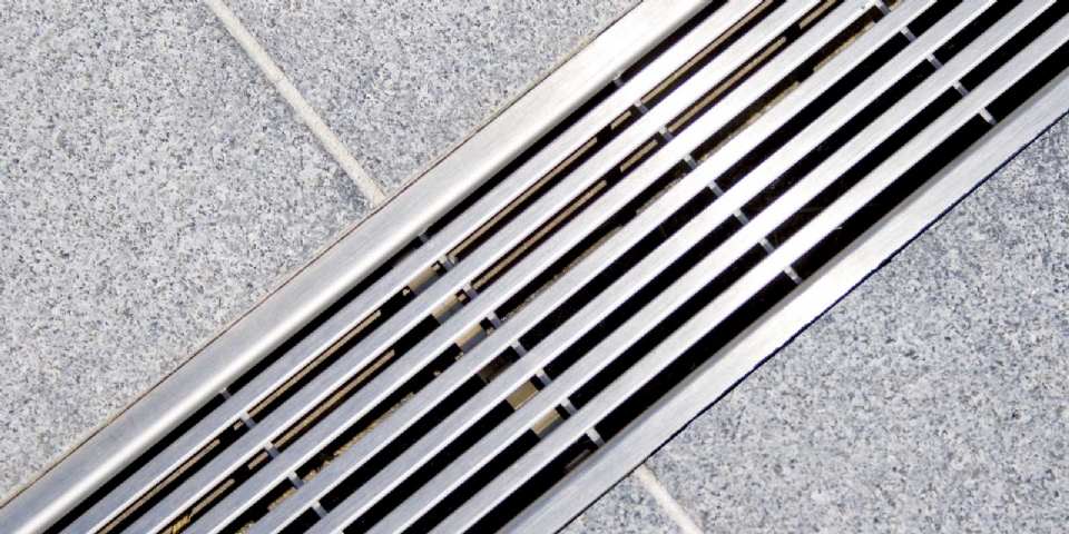 GRILLE DE CANIVEAU INOX - EUROLINE