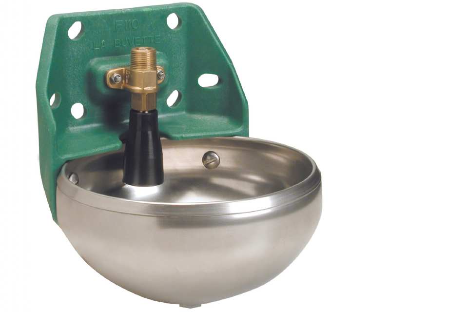 ABREUVOIR POUSSOIR INOX BUVETTE F110