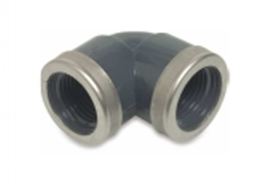 COUDE PVC PN10 + RENFORTS - 90°