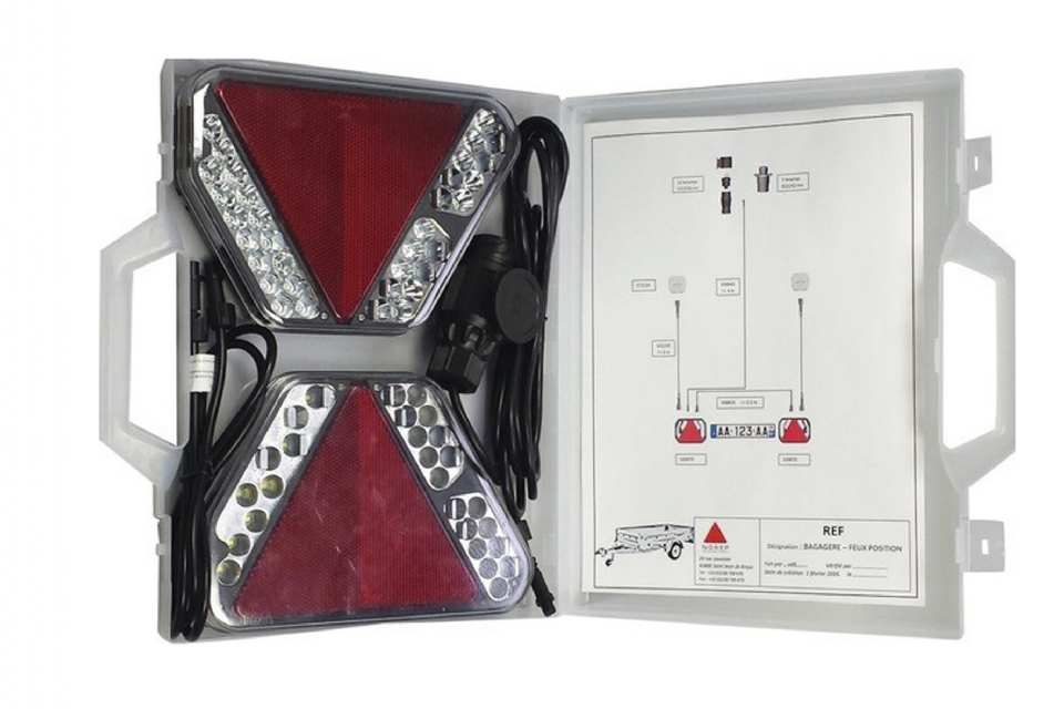 KIT ECLAIRAGE LED LONGUE REMORQUE