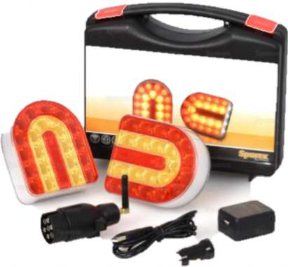 KIT ECLAIRAGE REMORQUE MAGNETIQUE SANS FILS
