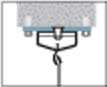 PLAQUE DE FIXATION PLAFOND