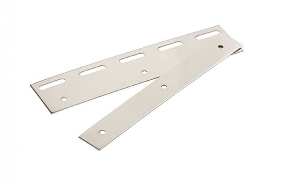 PLAQUE DE SERRAGE 30CM PVC SOUPLE INOX