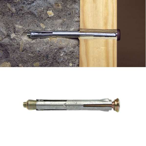 CHEVILLE POUR CHASSIS MÉTAL FRAISEE TÊTE PZ