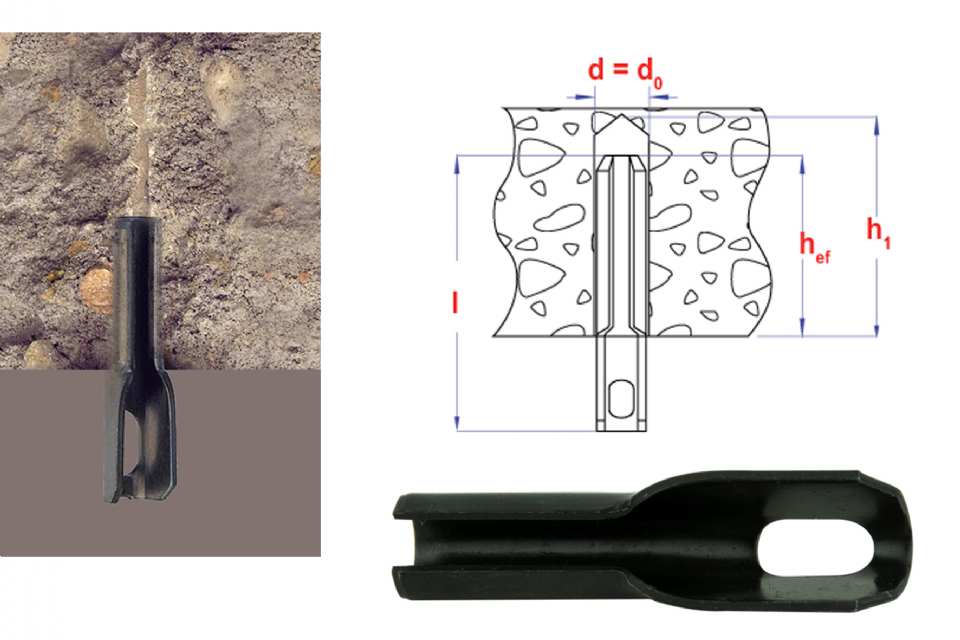 DOUILLE D'ANCRAGE FAUX-PLAFOND