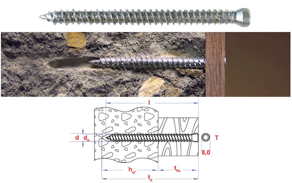 VIS POUR CHASSIS TÊTE CYLINDRIQUE