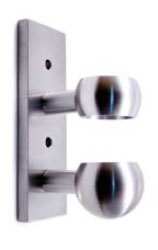 PLAQUE DE BASE INOX DOUBLE LATÉRALE