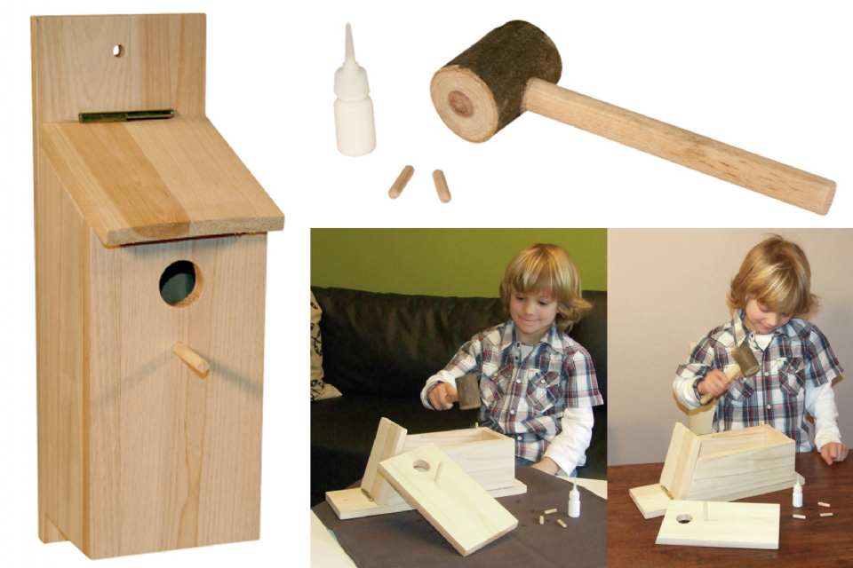 NICHOIR BOIS EN KIT À MONTER SOI-MÊME