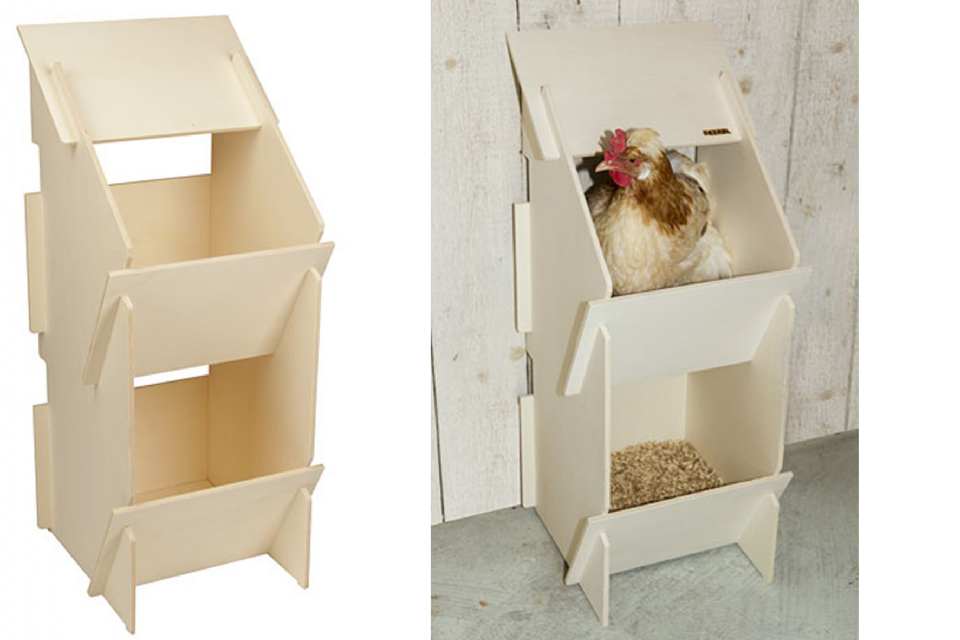 PONDOIR EN BOIS POUR POULE