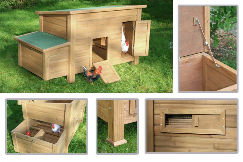 POULAILLER EN BOIS FLORENTINA