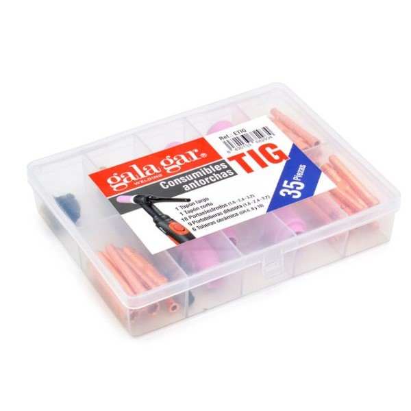 KIT ACCESSOIRES TIG SR17-18-26 - 35 PCS