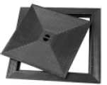 COUVERCLE FONTE SIMPLE FOND CARRE