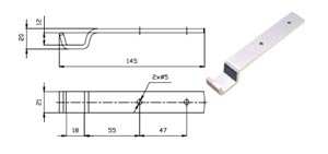 ATTACHE POUR VERROU REMORQUE Z-05