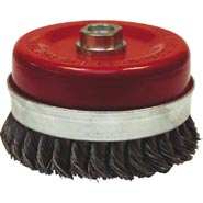BROSSE MÉTALLIQUE SOUCOUPE MÈCHES TORSADÉES