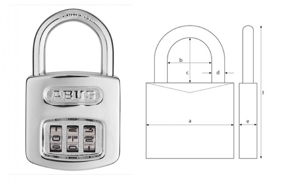 CADENAS RECTANGULAIRE COMBINAISON ABUS 160