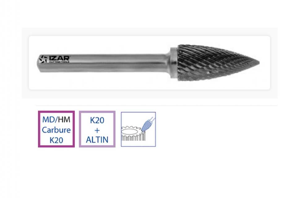 FRAISE OGIVE CARBURE 9254 IZAR