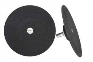 DISQUE DE SUPPORT VELCRO SUR TIGE 125 MM