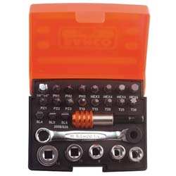 COFFRET D'EMBOUTS BAHCO - 26 PIÈCES