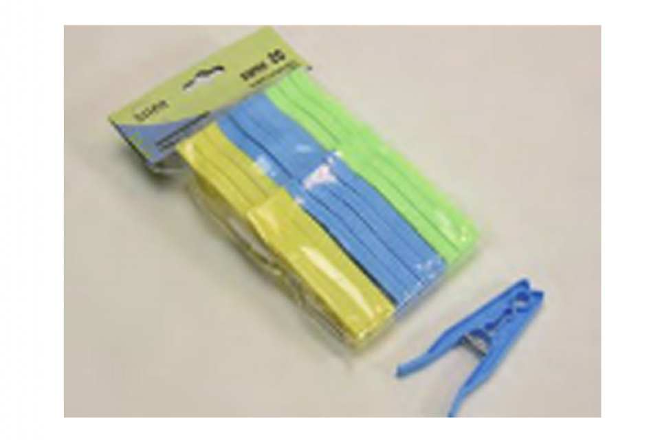 PINCES A LINGE PLASTIQUE