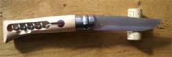 OPINEL CANIF CARBON + TIRE BOUCHON