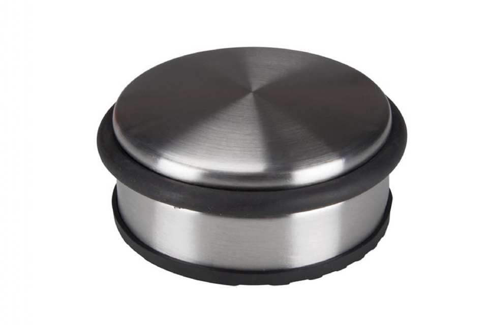ARRÊT DE PORTE ROND PLOT BAS INOX