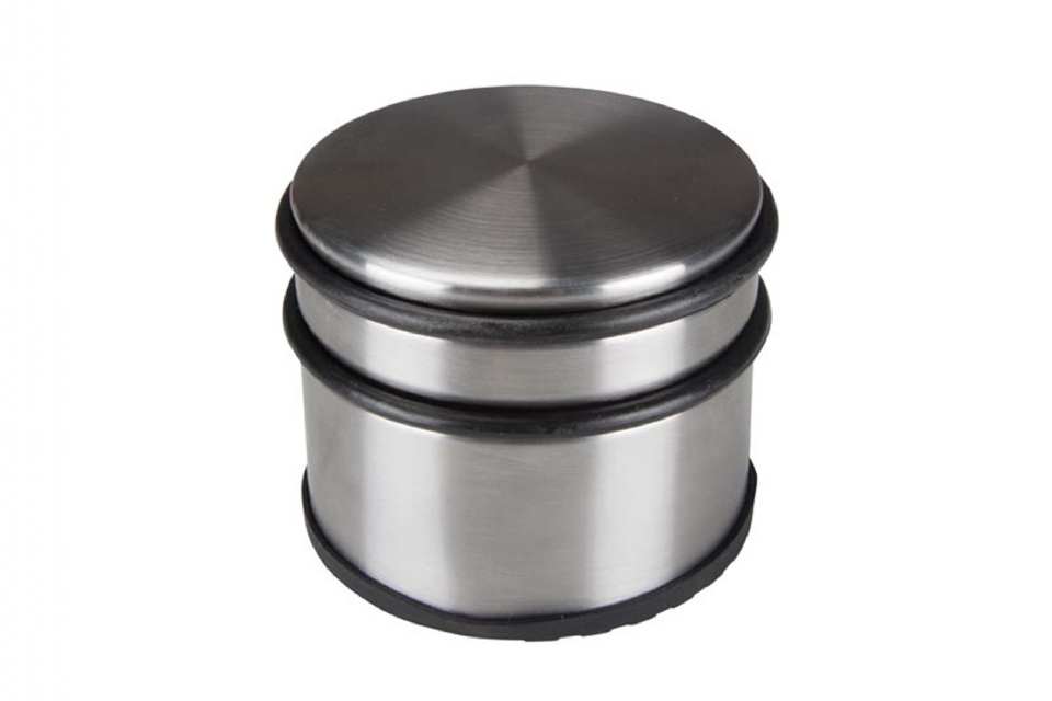 ARRÊT DE PORTE ROND PLOT HAUT INOX