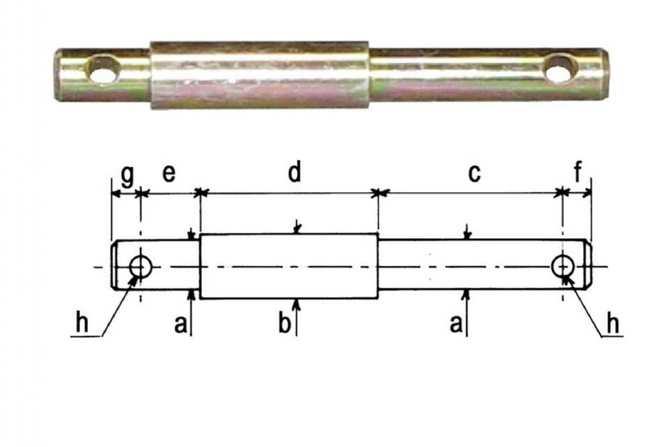AXE DOUBLE ATTELAGE