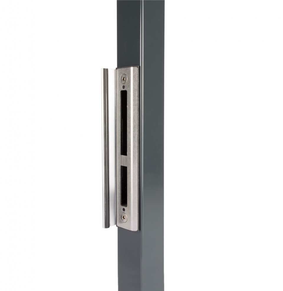 GACHE ALUMINIUM POUR SERRURE H-METAL