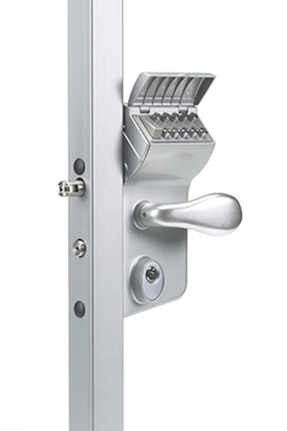 SERRURE LOCINOX INDUSTRIELLE A CODE PORTAIL A BATTANT