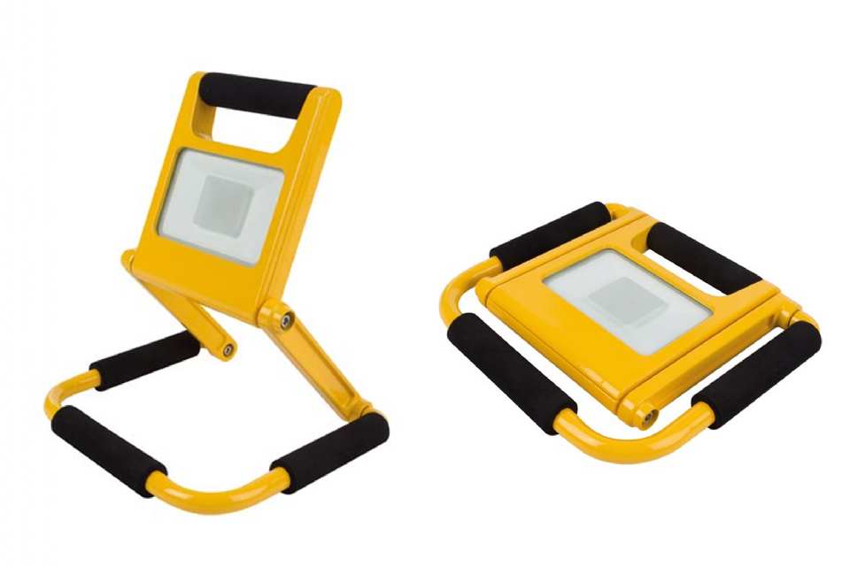 LAMPE DE CHANTIER PORTATIF LED 20W - ULTRA PLAT RECHARGEABLE - PEREL