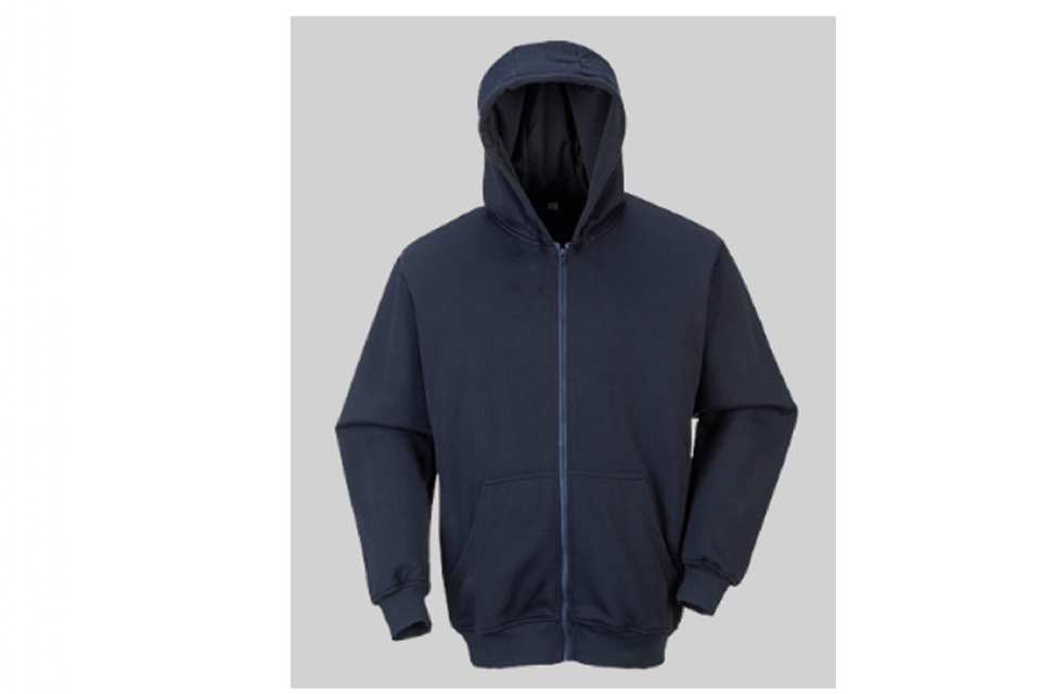 PULL ZIP CAPUCHE SOUDEUR ET ANTISTATIQUE